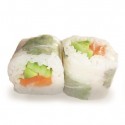 Spring roll Menta, Salmon, Aguacate, Menta, Pepino y Cilantro